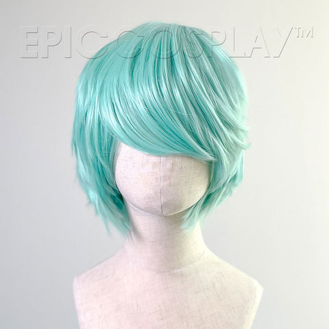 Straight Wigs mint green wigs