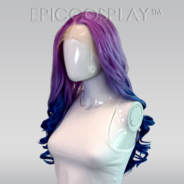 Signature - Pink/Blue Sunset Lace Front Curly Long Wig