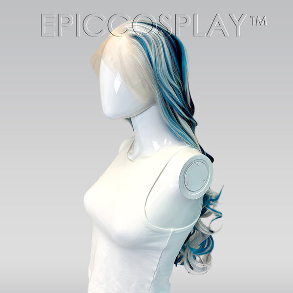 Signature - Icy Queen Blue, White and Black Wig