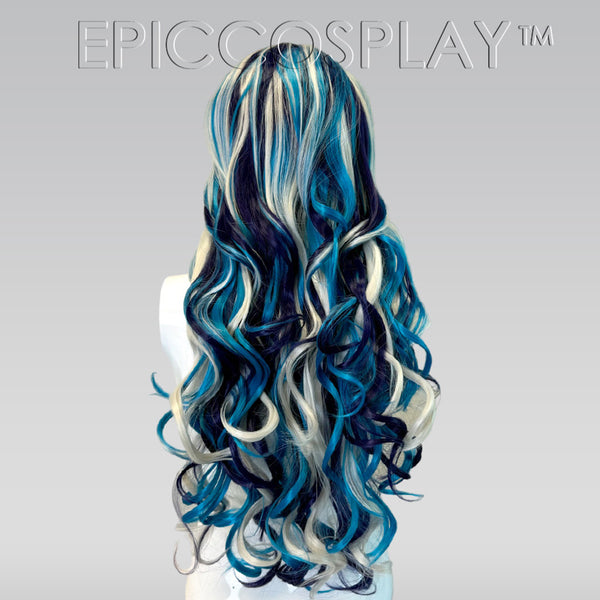 Signature - Icy Queen Blue, White and Black Wig