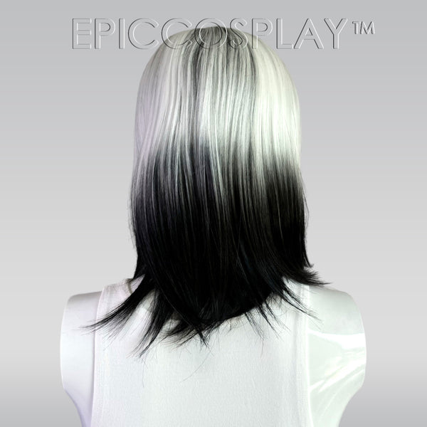 Signature - Black/White Long Bob Wig