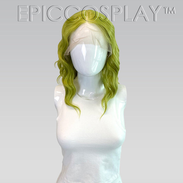 Signature - Apple Green Short Wavy Wig