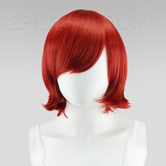 Chronos - 14 inch Dark Red Short Cosplay Wig
