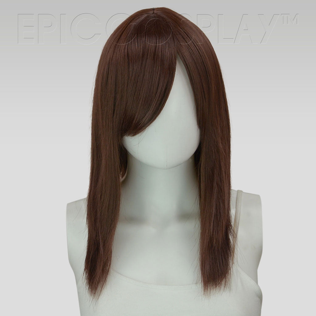 Theia - 20 inch Dark Brown Medium Cosplay Wig