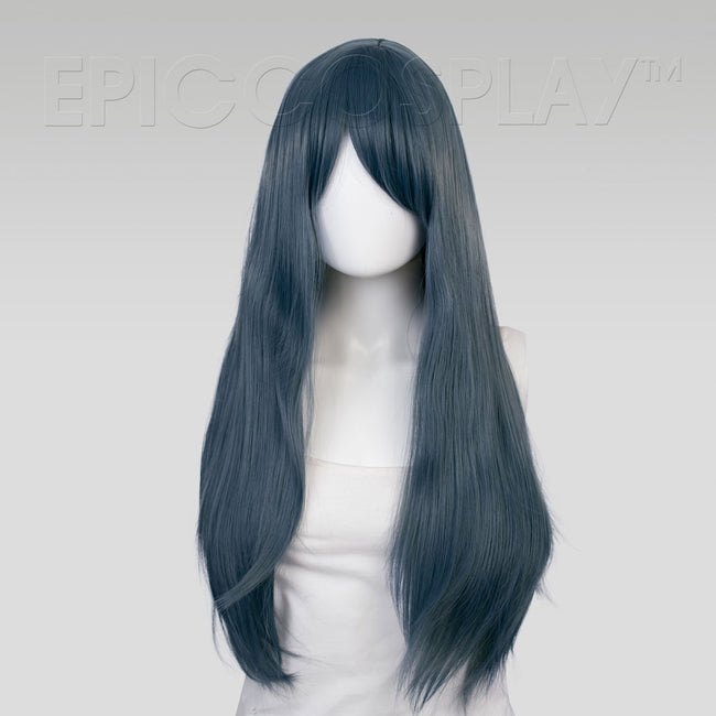 Nyx 28 Inch Blue Steel Long Straight Long Cosplay Wig 