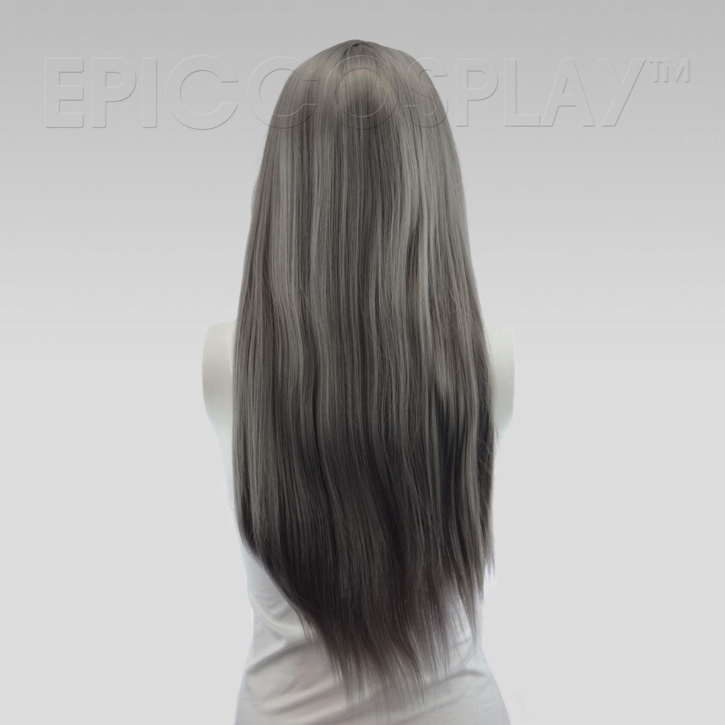 Nyx 28 inch Gunmetal Grey Straight Long Straight Cosplay Wig