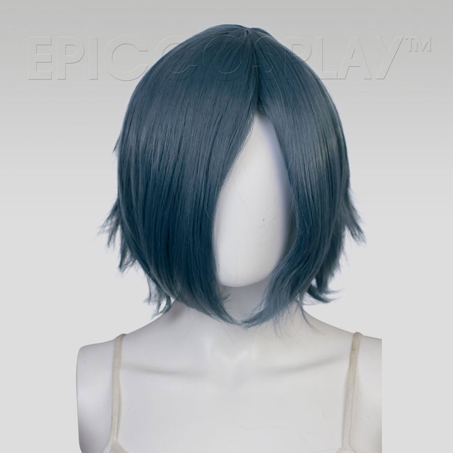 Aphrodite - 15 inch Blue Steel Long Bang Layered Cosplay Wig