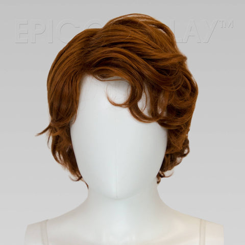 Aion 11 inch Dark Brown Curly Short Cosplay Wig