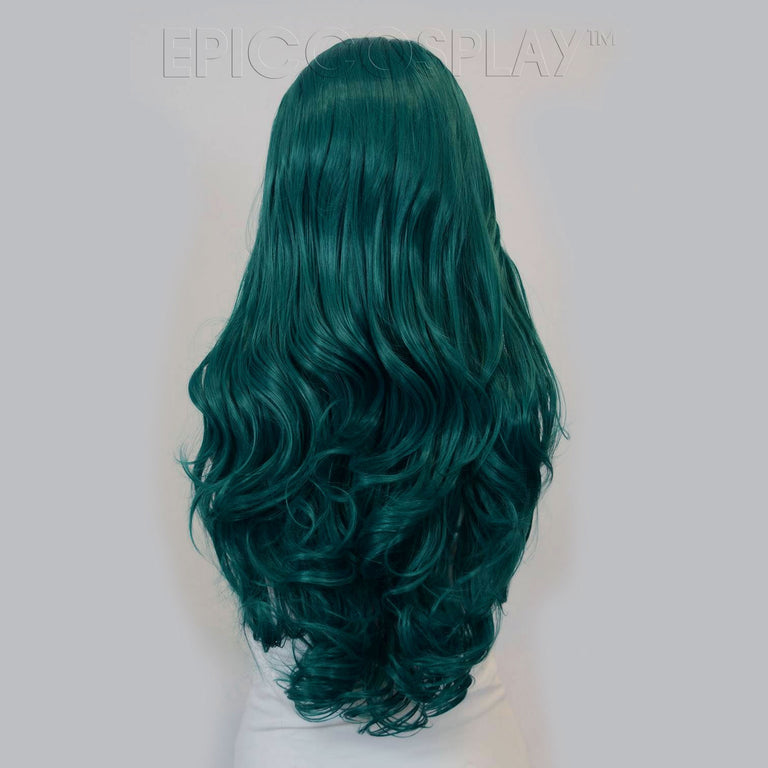 Astraea - 29 inch Emerald Green Wavy Lace Front Wig