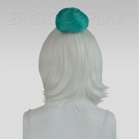 Green wig 2024 with buns